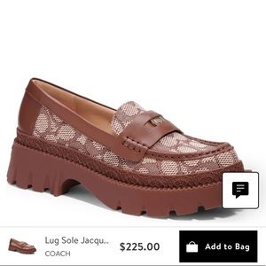 Lug Sole Jacquard Loafer - Coach Loafers Coach Shoes
